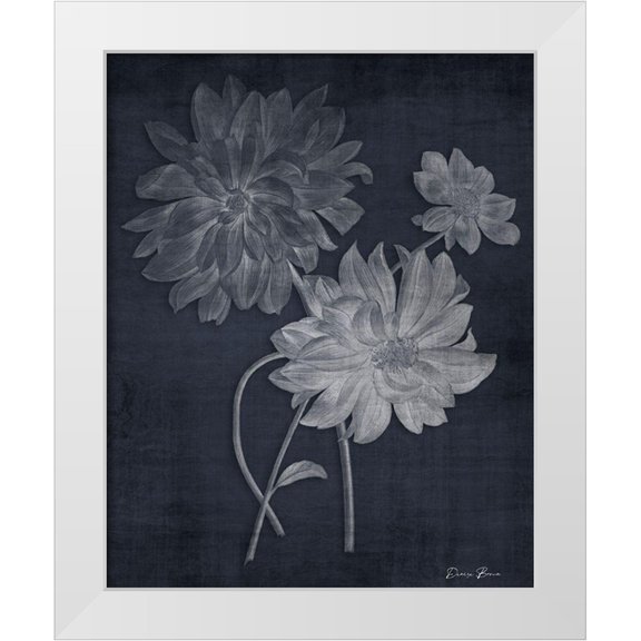 Brown, Denise 12x14 White Modern Wood Framed Museum Art Print Titled - Botanical Edge 1