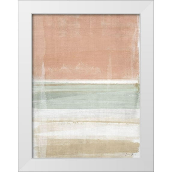 Brown, Denise 12x14 White Modern Wood Framed Museum Art Print Titled - Color Swipes 2