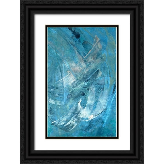 Brown, Denise 13x18 Black Ornate Wood Framed with Double Matting Museum Art Print Titled - Mood 2
