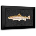 thumbnail image 1 of Brown, Denise 14x11 Black Modern Framed Museum Art Print Titled - Rainbow Trout, 1 of 5