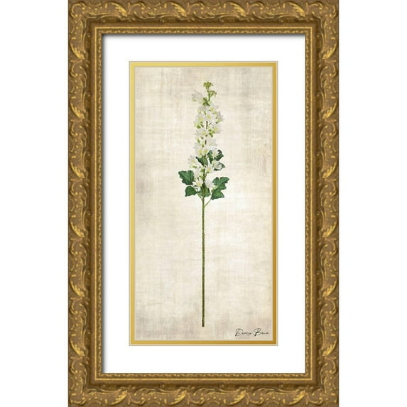 Brown, Denise 14x24 Gold Ornate Wood Framed with Double Matting Museum Art Print Titled - Stem 4