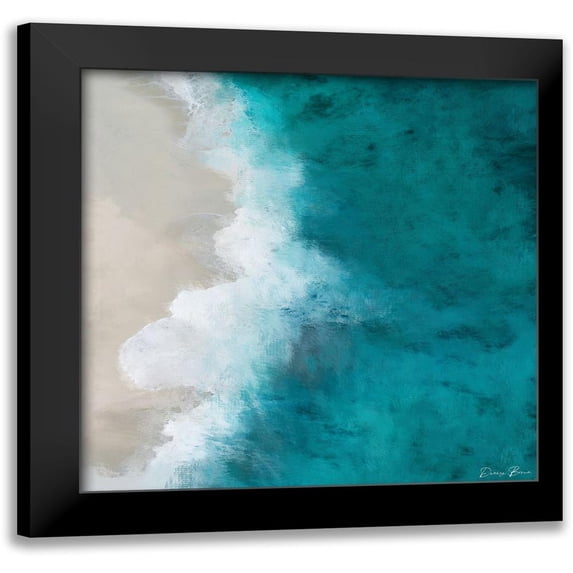 Brown, Denise 15x15 Black Modern Framed Museum Art Print Titled - Tide