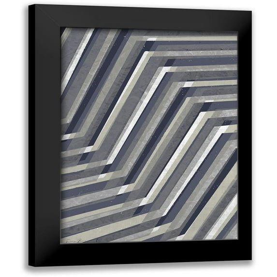 Brown, Denise 15x18 Black Modern Framed Museum Art Print Titled - Geometric Line
