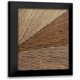 thumbnail image 1 of Brown, Denise 15x18 Black Modern Framed Museum Art Print Titled - Geometric Wood Panel 1, 1 of 5