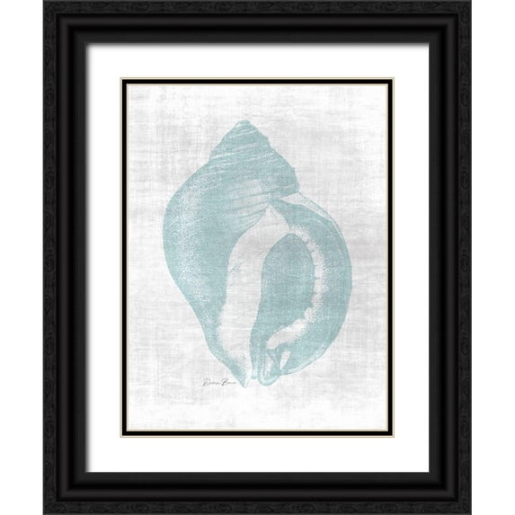 Brown, Denise 15x18 Black Ornate Wood Framed with Double Matting Museum Art Print Titled - Beautiful Shells 2