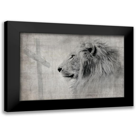 Brown, Denise 18x13 Black Modern Framed Museum Art Print Titled - I Am The Way
