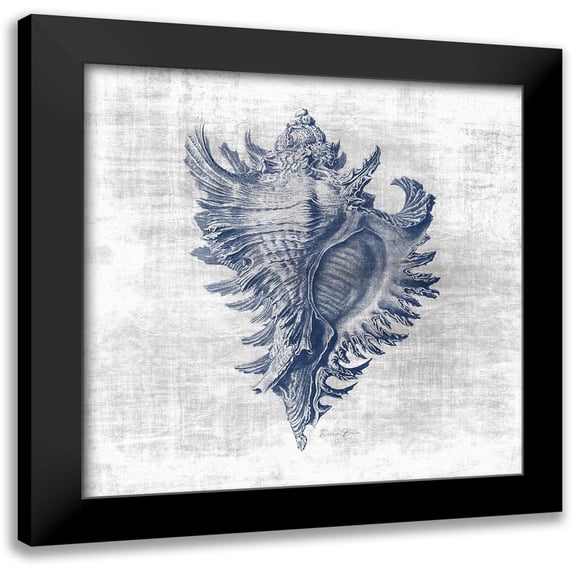 Brown, Denise 20x20 Black Modern Framed Museum Art Print Titled - Sea Life 1