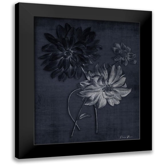 Brown, Denise 20x24 Black Modern Framed Museum Art Print Titled - Botanical Edge 2
