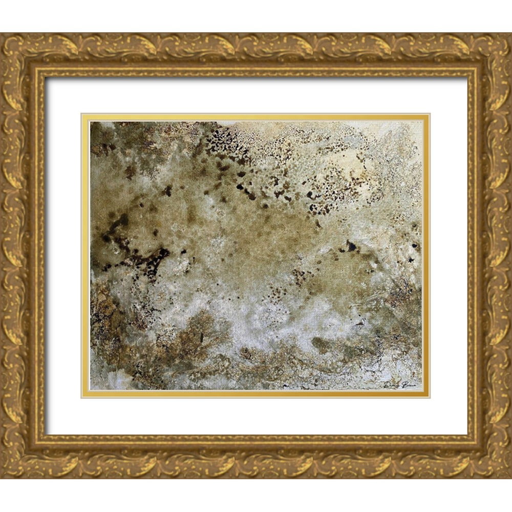 Brown, Denise 24x20 Gold Ornate Wood Framed with Double Matting Museum ...
