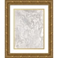 thumbnail image 1 of Brown, Denise 25x32 Gold Ornate Wood Framed with Double Matting Museum Art Print Titled - Marbled 2 with Overlay, 1 of 4