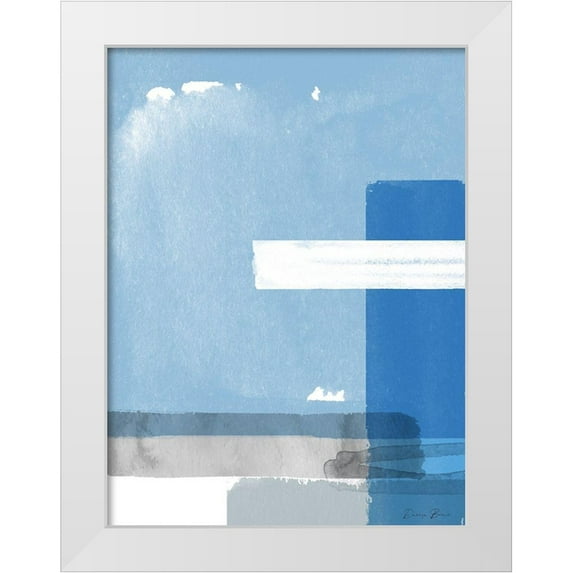 Brown, Denise 25x32 White Modern Wood Framed Museum Art Print Titled - Journey