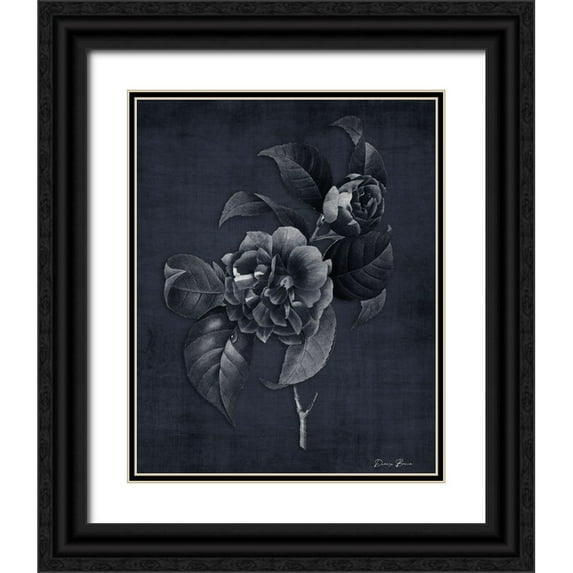 Brown, Denise 26x32 Black Ornate Wood Framed with Double Matting Museum Art Print Titled - Botanical Edge 3