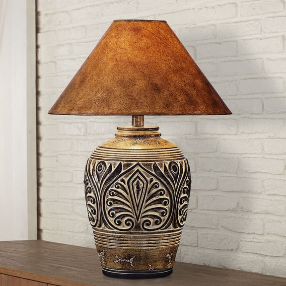Brown Desert Sand Handcrafted Southwest Table Lamp
