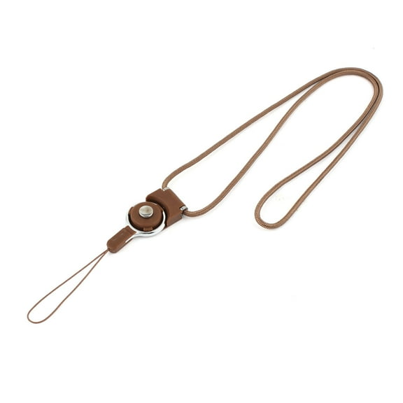 Brown Detachable Neck Strap Lanyard String for Phone ID Card Holder Mp3