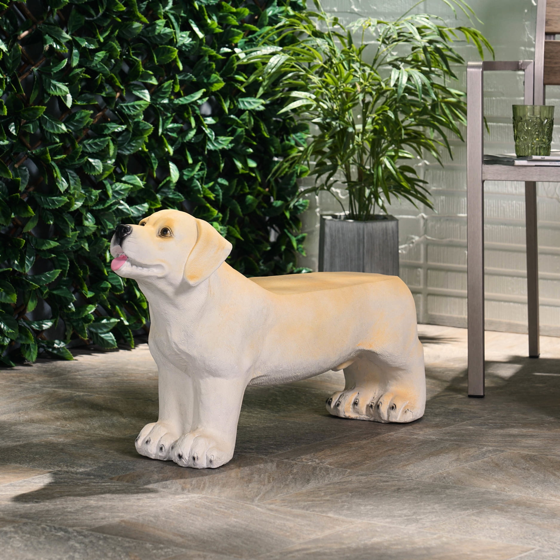 Brown Dog Allurement Bench - No Assembly, For Patio Glamour Sitting ...