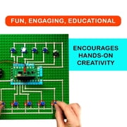 Brown Dog Gadgets Crazy Circuits Bit Board Basic Kit Microbit Included   STEM Programming & Automation