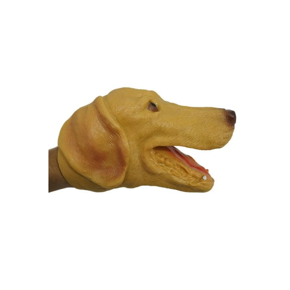 Brown Dog Head Hand Puppet Toy, Brown Dog, Size: One Size, Barry Owen