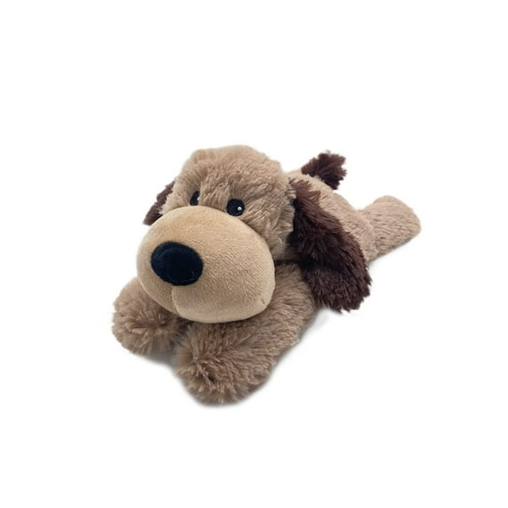 Brown Dog Junior - Warmies Cozy Plush Heatable Lavender Scented Stuffed Animal