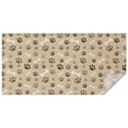 thumbnail image 1 of Brown Dog Paw Footprint Bone Rectangle Tablecloth 60"x120",Waterproof Polyester Rectangle Table Cloth, Wipeable Spillproof Polyester Tablecloth for Dining, Camping, Indoor and Outdoor, 1 of 6