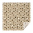 thumbnail image 1 of Brown Dog Paw Footprint Bone Square Tablecloth,Waterproof Square Table Cover,Wipeable Spillproof Washable Table Cover for Home Kitchen Party Decor 42"X42"(107x107cm), 1 of 6