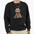 thumbnail image 1 of Brown Doodledeer Goldendoodle Reindeer Graphic Unisex Sweatshirt Retro Dog Art G23683, Up to Size 5XL, 1 of 2