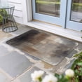 thumbnail image 1 of Brown Door Mat Indoor Outdoor, Modern Ombre Abstract Art Oil Painting Non Slip Welcome Mat with Rubber Backing, Absorbent Fabric Front Door Mats Entryway Rug for Home Patio Entrance 16"x24", 1 of 9