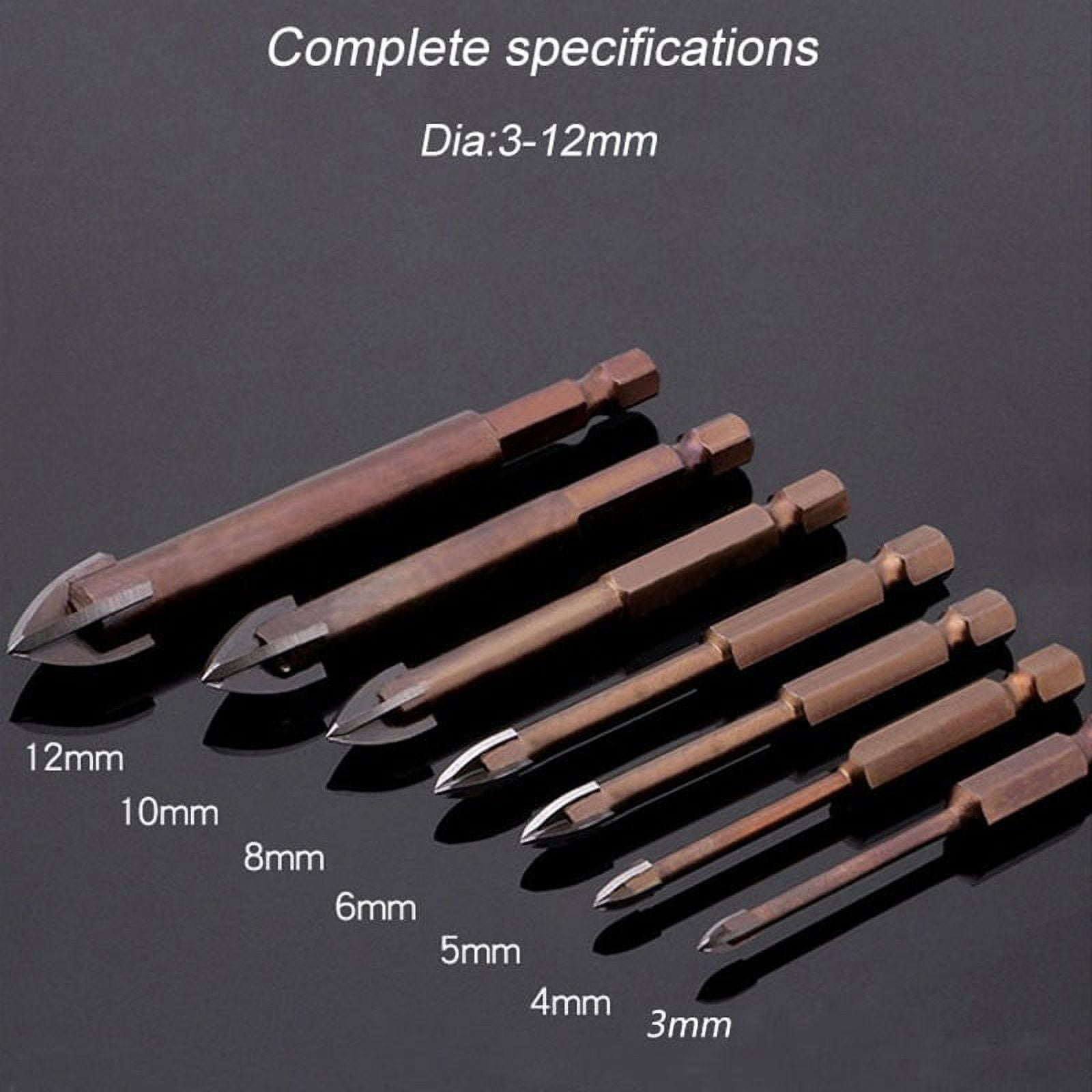 Brown Drill Bit Workshop Carbide Cutter Drilling Granite Hole Tools ...