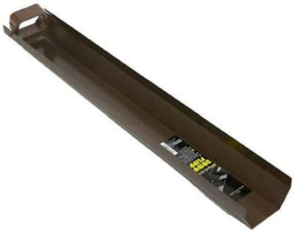 Brown Dripper Flipper 30" Hinged Downspout Extension, Each