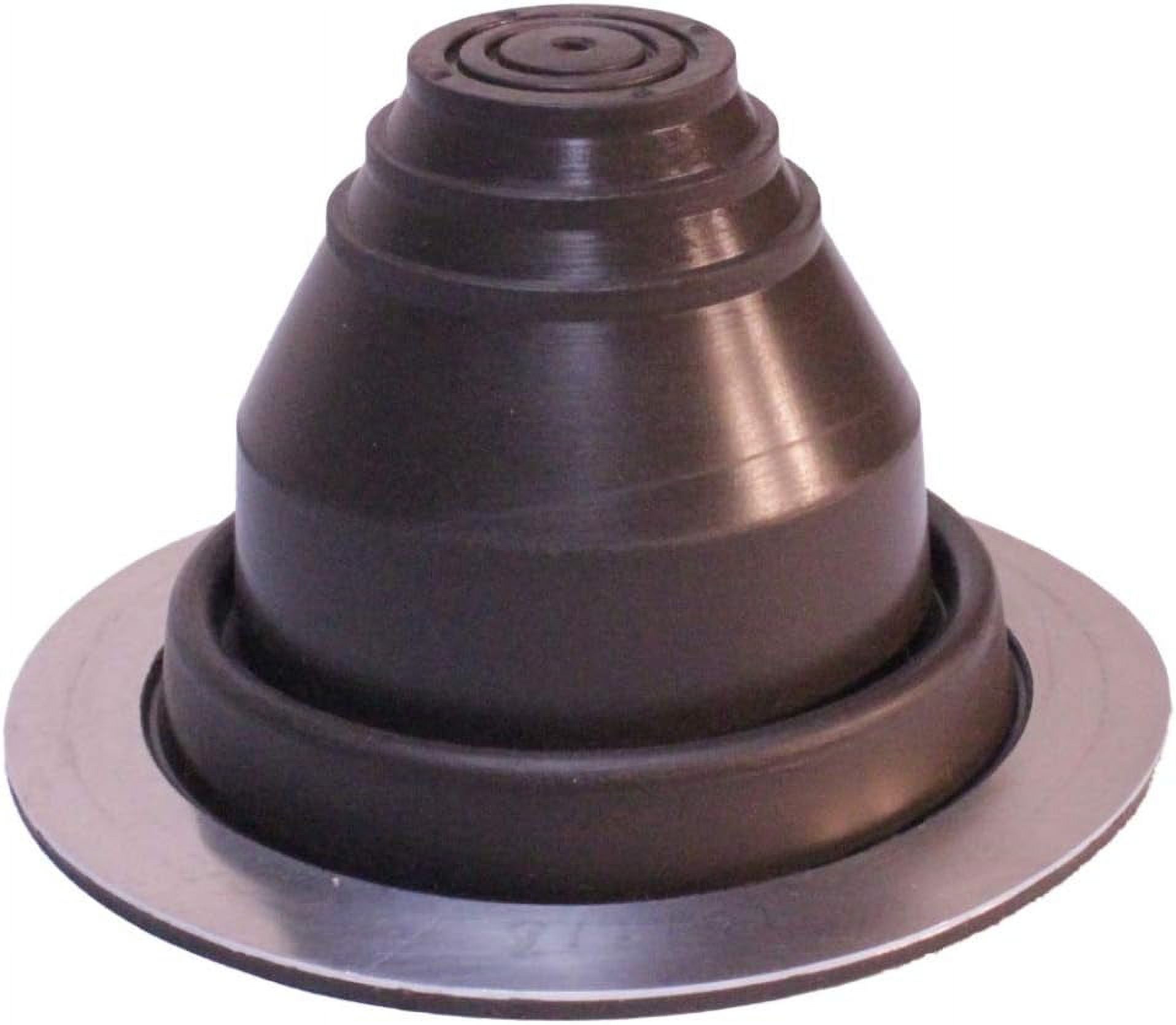 Brown EPDM Flexible Roof Jack Pipe Boot Metal Roofing Pipe Flashing