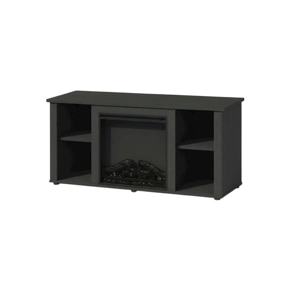 Brown Electric Fireplace TV Stand with Storage for 55 Inch Screens
