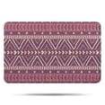 thumbnail image 1 of Brown Ethnic Pattern Bathroom Rugs Mat,Non Slip Microfiber Bathroom Rug,Rubber Backing,Soft Bathroom Mats for Bathroom Floor,Tub and Shower,17x27in(43x68cm), 1 of 5