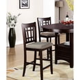 thumbnail image 1 of Brown Fabric Cushioned Counter Height Dining Chairs / Extra Comfort for Meals, 1 of 2