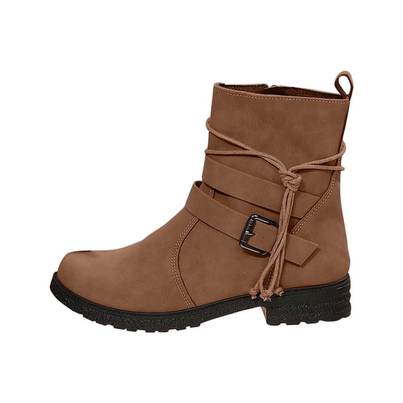 Brown Fall Winter Ready Boots With Supportive Heel For A Polished And Stable Wear