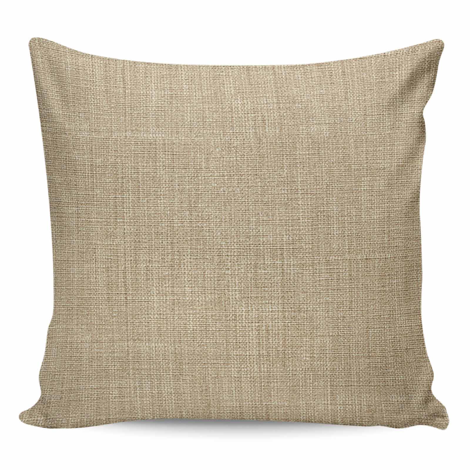 Brown Farmhouse Pillow Covers 24x24 Inch Decorative Throw Pillow Cover, Vintage Country Monochrome Textured Sofa Pillowcases Accent Cushion Case Home Decor Bedroom Living Room