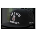 thumbnail image 1 of Brown Faux Suede Snapback, Black, 1 of 1