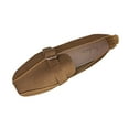 thumbnail image 1 of Brown Female Fashion Loafers With Square Toe Closed Toe Flat Soft Sole Comfortable For Daily Activities, 1 of 9