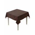thumbnail image 1 of Brown Flowers Table Cloth, Waterproof Tablecloth for Square Tables, Japanese Abstract Floral Plants Simple Art Reusable Washable Fabric Table Cover for Restaurant Kitchen Dining Tables 54"x54", 1 of 9