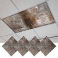 thumbnail image 1 of Brown Fluorescent Light Covers, Retro Oil Painting Modern Abstract Art Aesthetics Magnetic Light Covers for Ceiling Lights, Fluorescent Ceiling Shade Filters for Classroom Bedroom Office 4x2Ft x 4PCS, 1 of 8