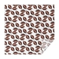 thumbnail image 1 of Brown Footballs Repeat Pattern Square Tablecloth,Waterproof Square Table Cover,Wipeable Spillproof Washable Table Cover for Home Kitchen Party Decor 60"x60"(152x152cm), 1 of 6