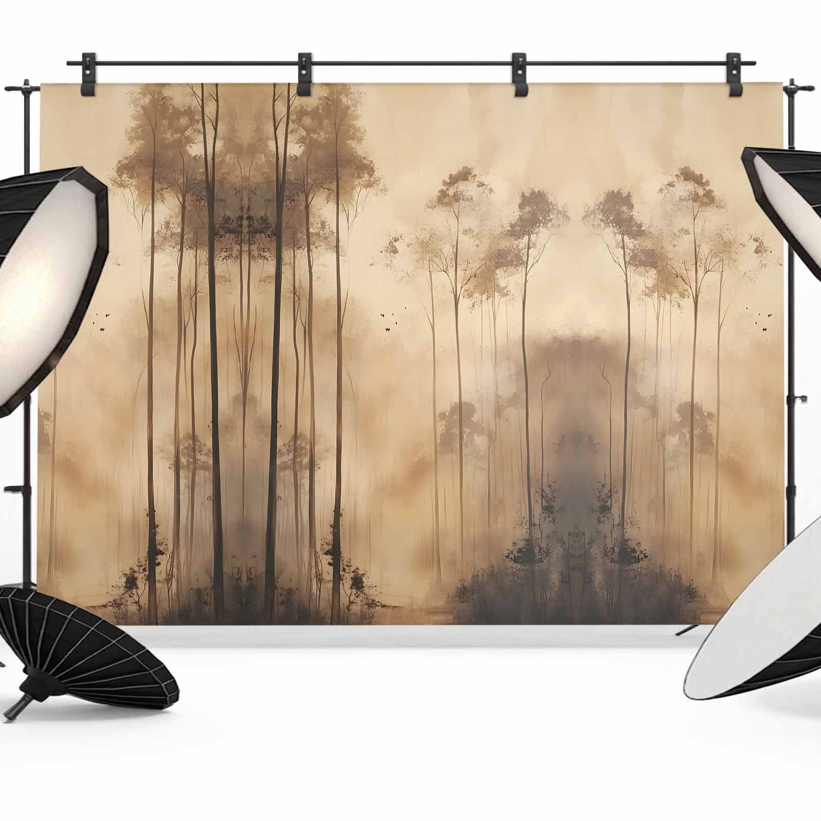 Brown Forest Backdrop for Photoshoot, Photography Photo Studio ...