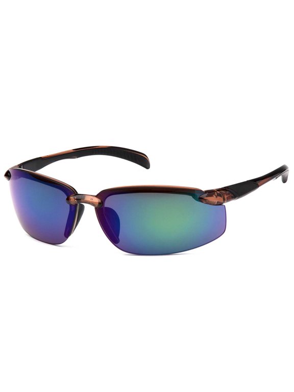 Brown Frame/Multi Mirror Lens