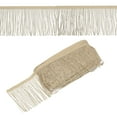 thumbnail image 1 of Uxcell Fringe Trim, Yards in Curtain Fringe Trim Tassel Fabric Sofa Light Beige 3.94", 1 of 6