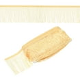 thumbnail image 1 of Uxcell Fringe Trim, Yards  in Curtain Fringe Trim Tassel Fabric Sofa Beige 3.94", 1 of 6