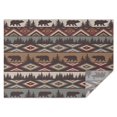 thumbnail image 1 of Brown Geometric and Bear Pattern Rectangle Tablecloth 60"x84",Waterproof Polyester Rectangle Table Cloth, Wipeable Spillproof Polyester Tablecloth for Dining, Camping, Indoor and Outdoor, 1 of 5