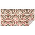 thumbnail image 1 of Brown Geometric Flower Diamond Pattern Rectangle Tablecloth 60"x120",Waterproof Polyester Rectangle Table Cloth, Wipeable Spillproof Polyester Tablecloth for Dining, Camping, Indoor and Outdoor, 1 of 6