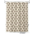 thumbnail image 1 of Brown Geometric Shower Curtain Set ，Waterproof Fabric Shower Curtains Modern Art Abstract Shower Curtains for Bathroom,Bathroom Decor 54x"78", 1 of 6