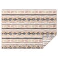 thumbnail image 1 of Brown Geometric Striped Pattern Rectangle Tablecloth 60"x84",Waterproof Polyester Rectangle Table Cloth, Wipeable Spillproof Polyester Tablecloth for Dining, Camping, Indoor and Outdoor, 1 of 5