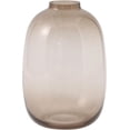thumbnail image 1 of Brown Glass Vase, 10 Inches Large Glass Vase, Tall Glass Vase, Glass Vase for Flower, Round Glass Vase, Modern Glass Vase for Living Room, 1 of 1