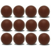 Brown Golf Balls   12 Pack   Unique Color Golf Balls by GBM Golf