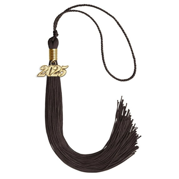 Endea Graduation Brown Graduation Tassel with Gold Date Drop
